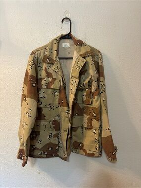 Desert Camo Field Jacket - Tan & Brown